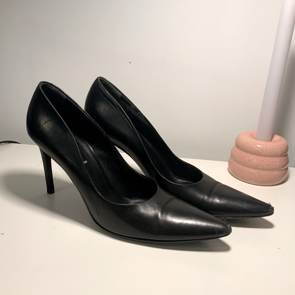 Helmut Lang Italian Leather Stilettos 🖤